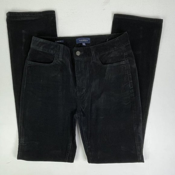 Talbots Heritage Corduroy Pants Black Straight Mid R Cotton Women’s 6 30X30 EUC - Picture 8 of 8